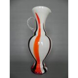 Pitcher vintage glass with handle