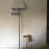 Silver lamp foot