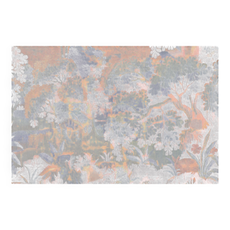 Flemish Verdure Tapestry in wool and silk. Late 17th Century.