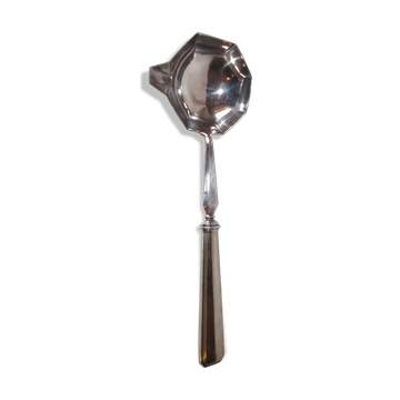 Art Deco silver-plated vegetable ladle