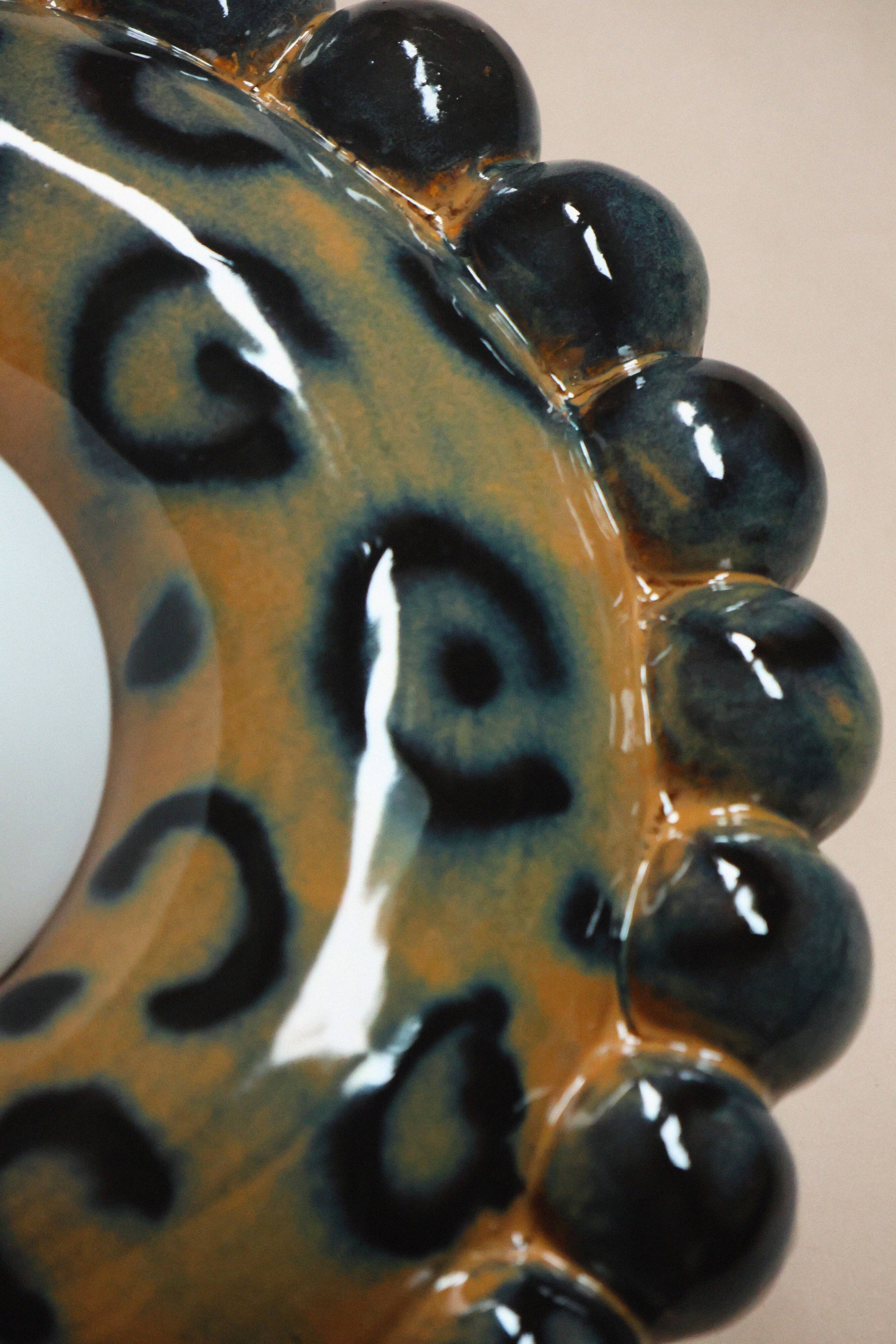 Luna Tall Leopard 5 Wall Lamp