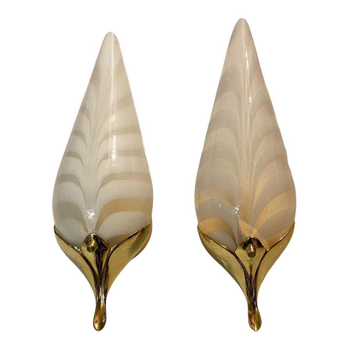 Italian murano glass wall lights