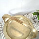 Art Deco jaren 20 messing mand, schaal