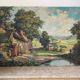 Paysage de ferme signé XIX-XXEME siècle