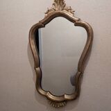 Small shell pediment mirror