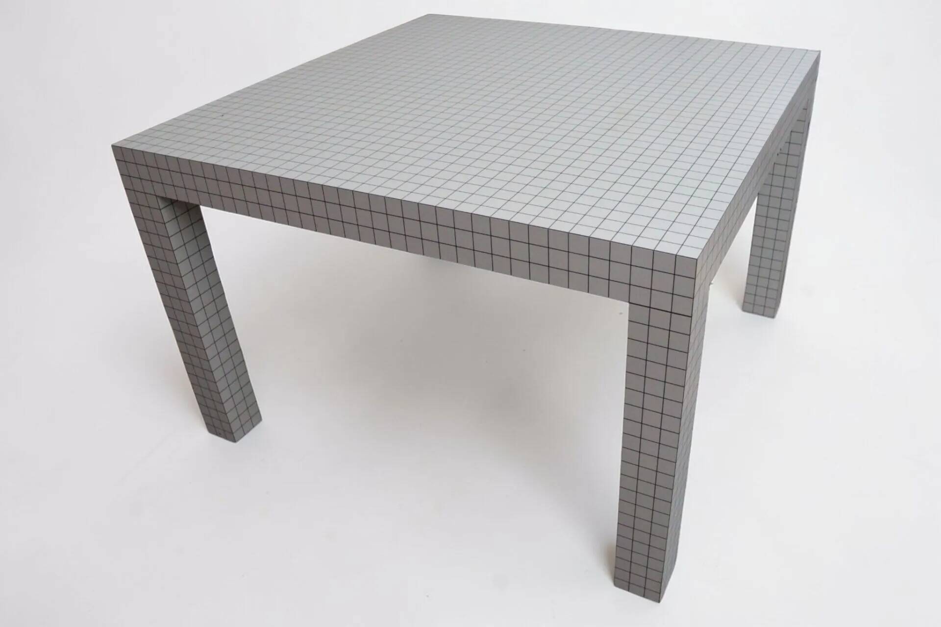 Table "Quaderna" (111x111) - Superstudio for Zanotta - Original edition