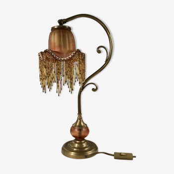 Lampe de table, bureau de style Art Nouveau, signée