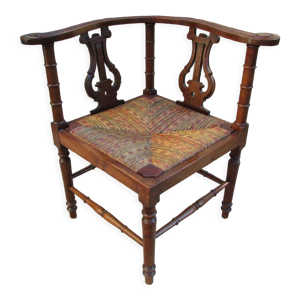 chaise d'angle de cheminée