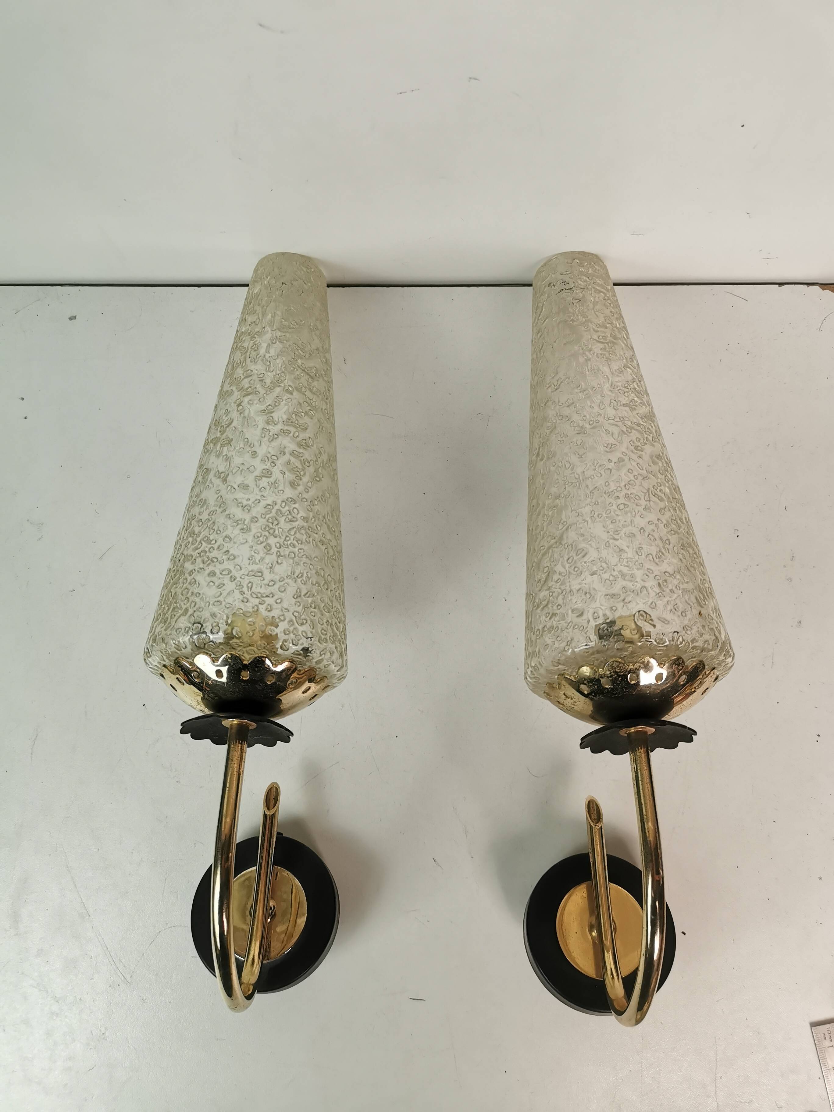 Pair of vintage wall lights