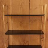 Black metal string shelf, 50s-60s