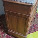 Commode coiffeuse Louis XV en noyer