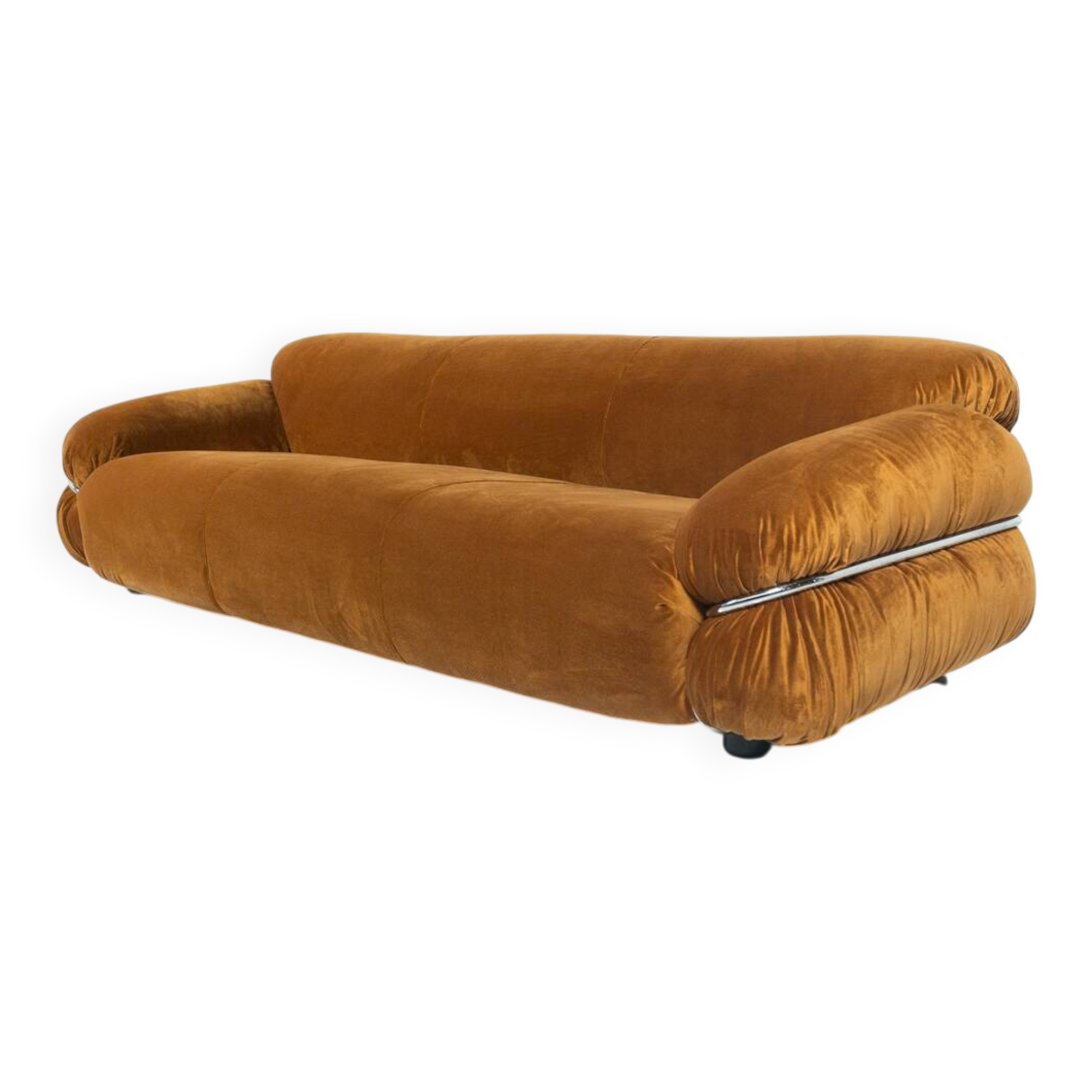 Three-Seater Sesann Sofa by Gianfranco Frattini for Cassina, Italy, 1970s
