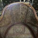 Office armchair Louis XVI cannage