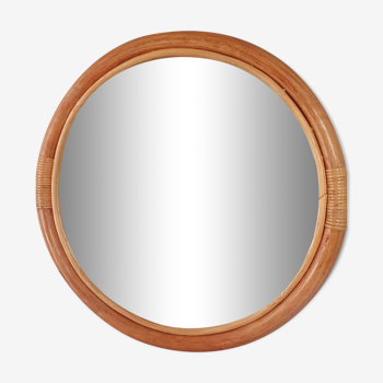 Rattan mirror 56cm