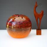 Mid-century art pottery vase in ceramic from Tilgmans