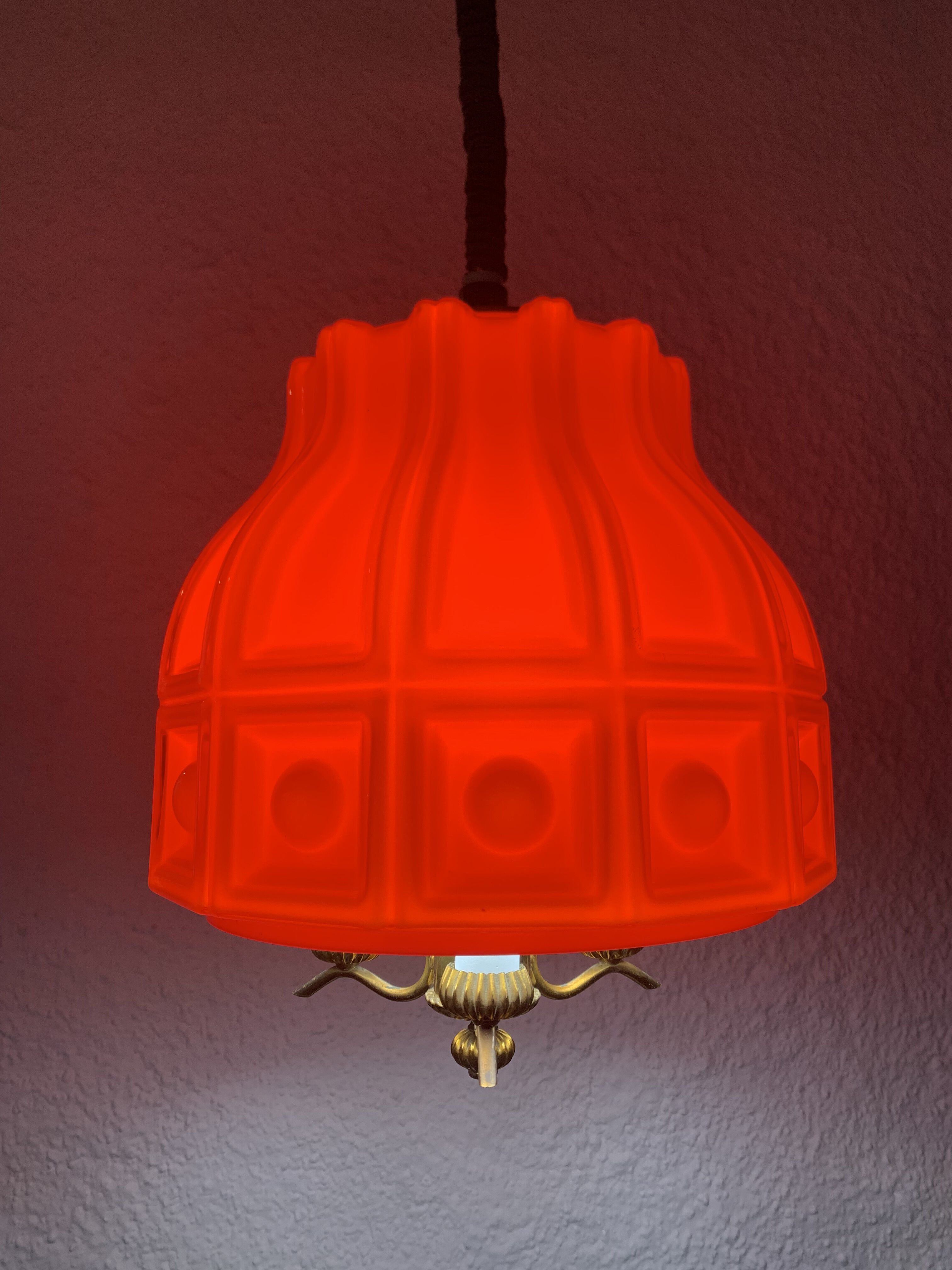 Helena Tynell pendant light for flygsfors Sweden, 1960s