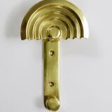 13 Postmodern Brass Wall Hooks by Ettore Sottsass, 1985, Valli & Valli Italy