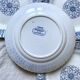 Sarreguemines ironstone dessert plates, "Embroidery" model