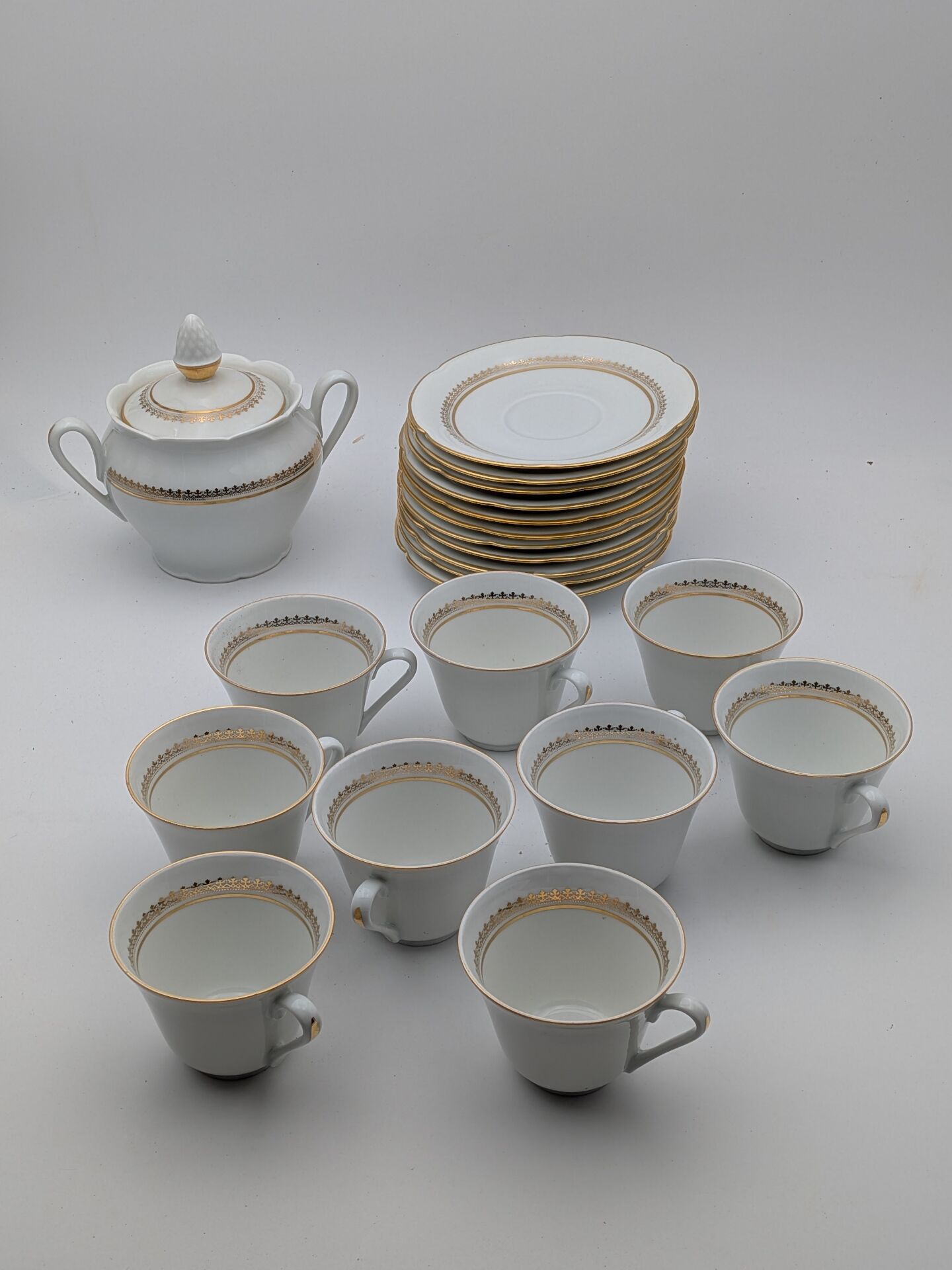 Prestige coffee service – Lamotte, Sologne porcelain (21 pieces)