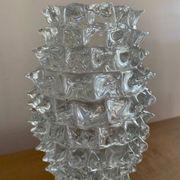 Large Rostrato vase in Murano glass by Ercole Barovier, Italy 1940.