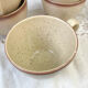Mid-century speckled stoneware coffee set from the 20th century
