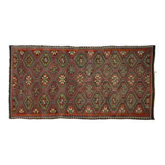 Anatolian handmade kilim rug 330 cm x 172 cm