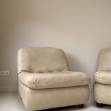 Set of two imitation leather armchairs by Jo Otterpohl for COR