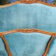 Ensemble lit corbeille et 2 fauteuils cabriolet style Louis XV