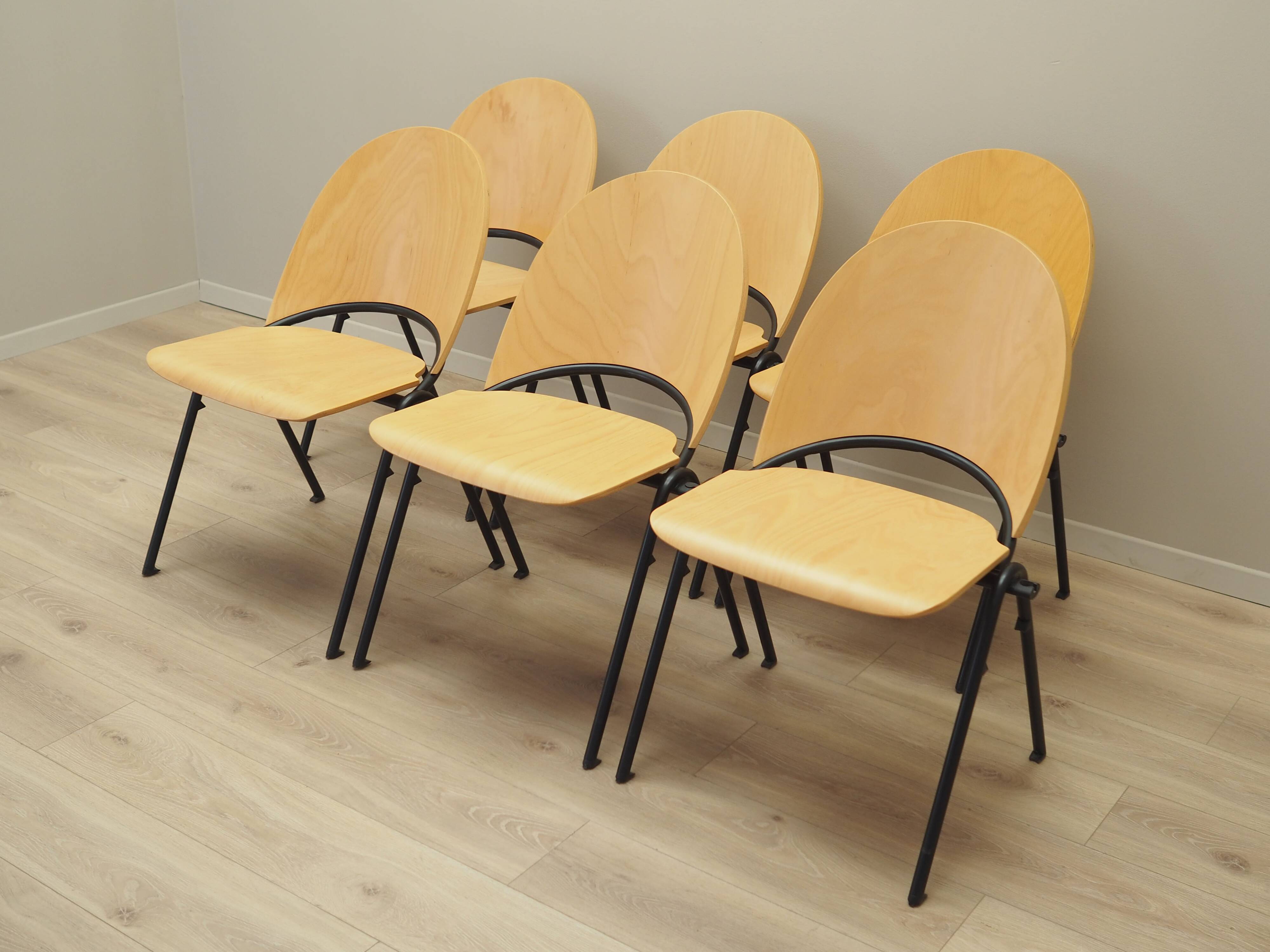 Set of six chairs, Danish design, 70s, made in Denmark
