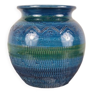 vase en terre cuite émaillé - 1960