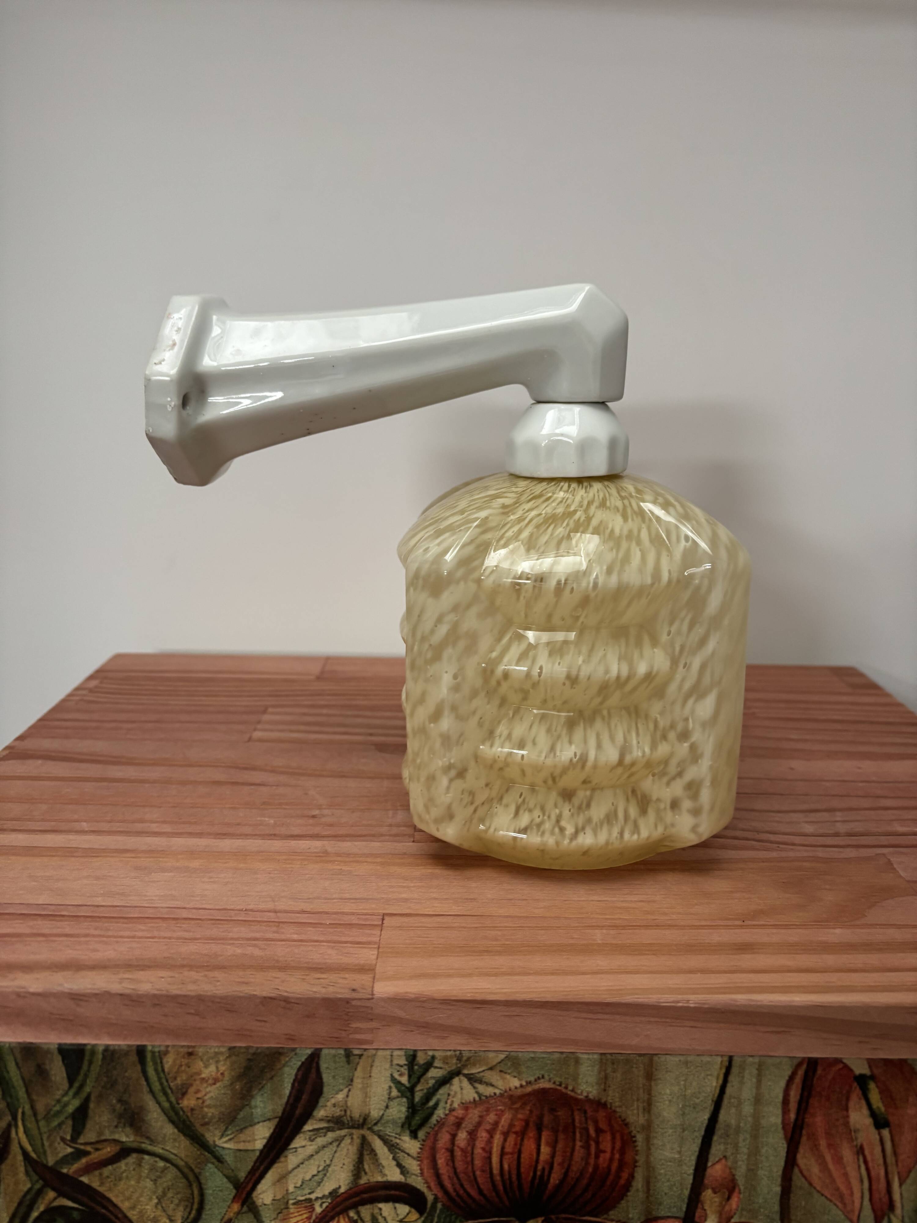 White porcelain wall light