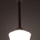 Opaline Art Deco hanging lamp