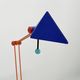 Blue desk lamp by Lungean & Pellmann for Brilliant Leuchten Germany, 1980
