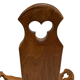 Chaise espagnole vintage brutalist design minimaliste