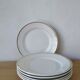 6 Assiettes plates liserés dorés Moulin des Loups Vintage