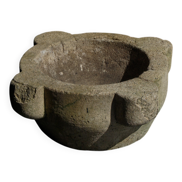 Art of Vintage Vintage, moulded stone jardinière in an organic shape, 1930s