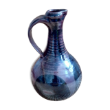 Glazed earthenware carafe