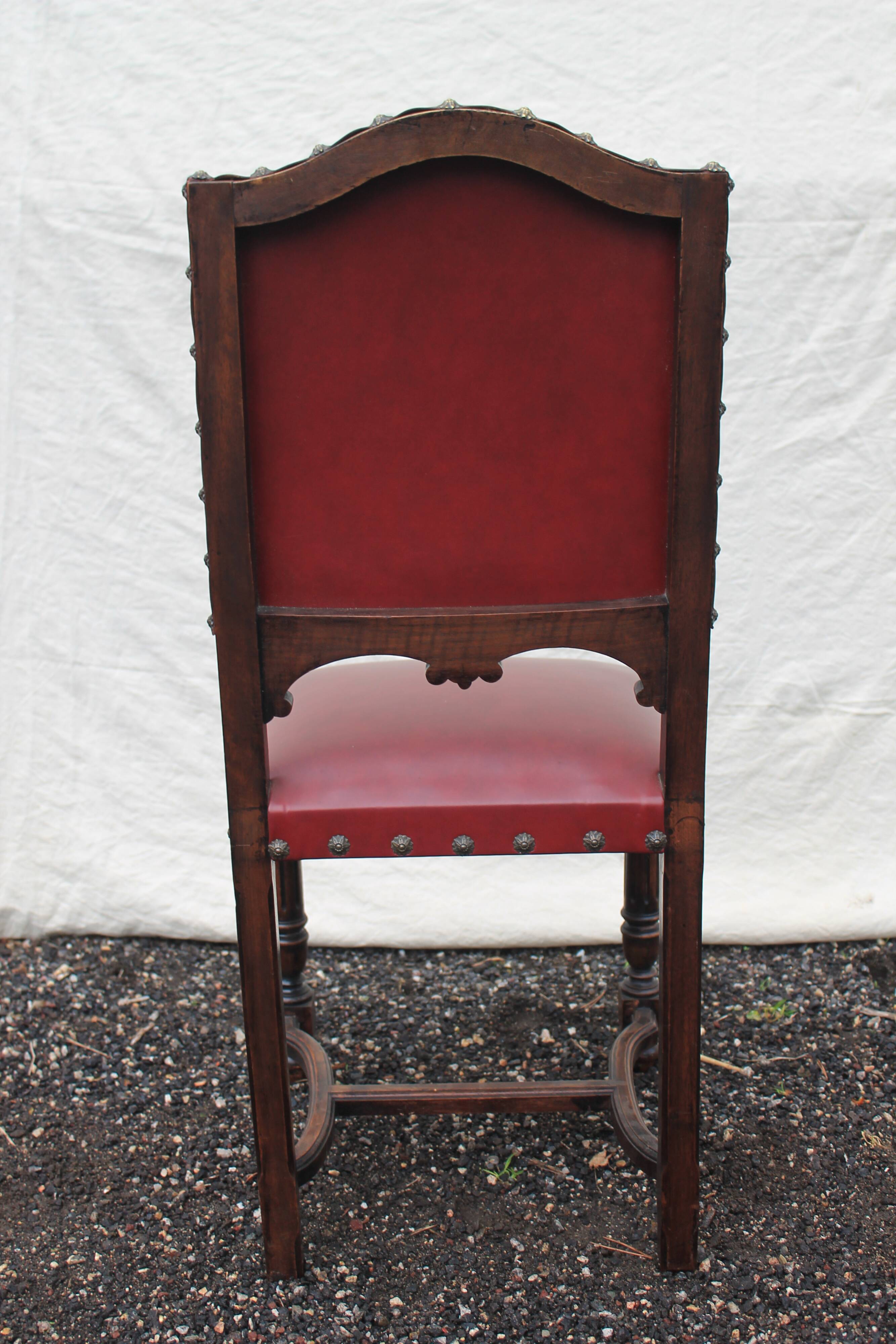 Eight chairs in skai