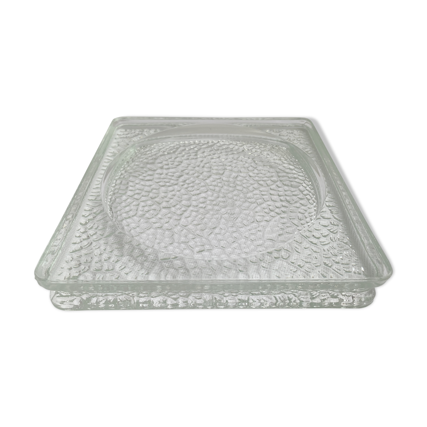 Glass paved ashtray from the 50's, Nevada model