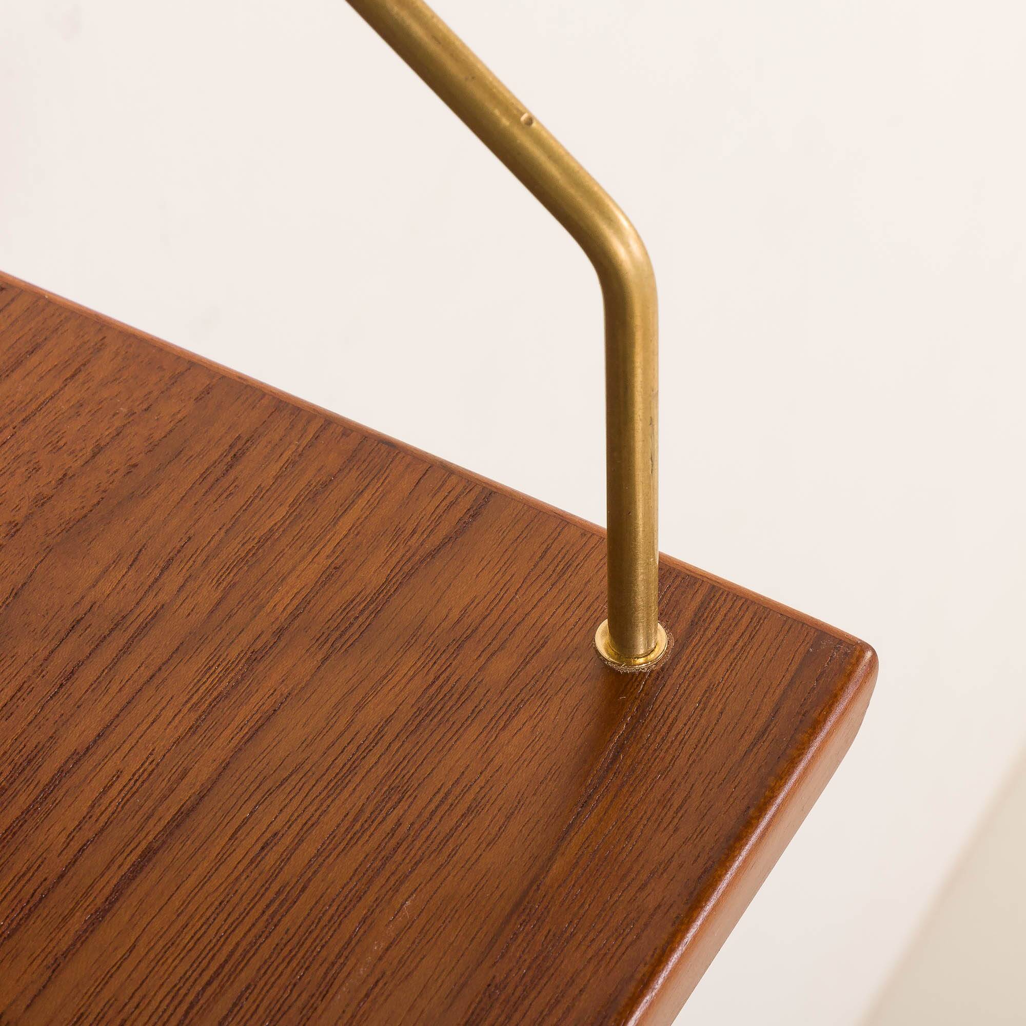 Hansen and Guldborg teak shelving unit, Denmark, 1960s