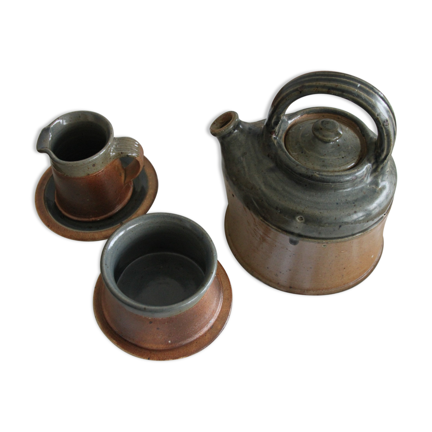 Set teapot sugar bowl milk pot