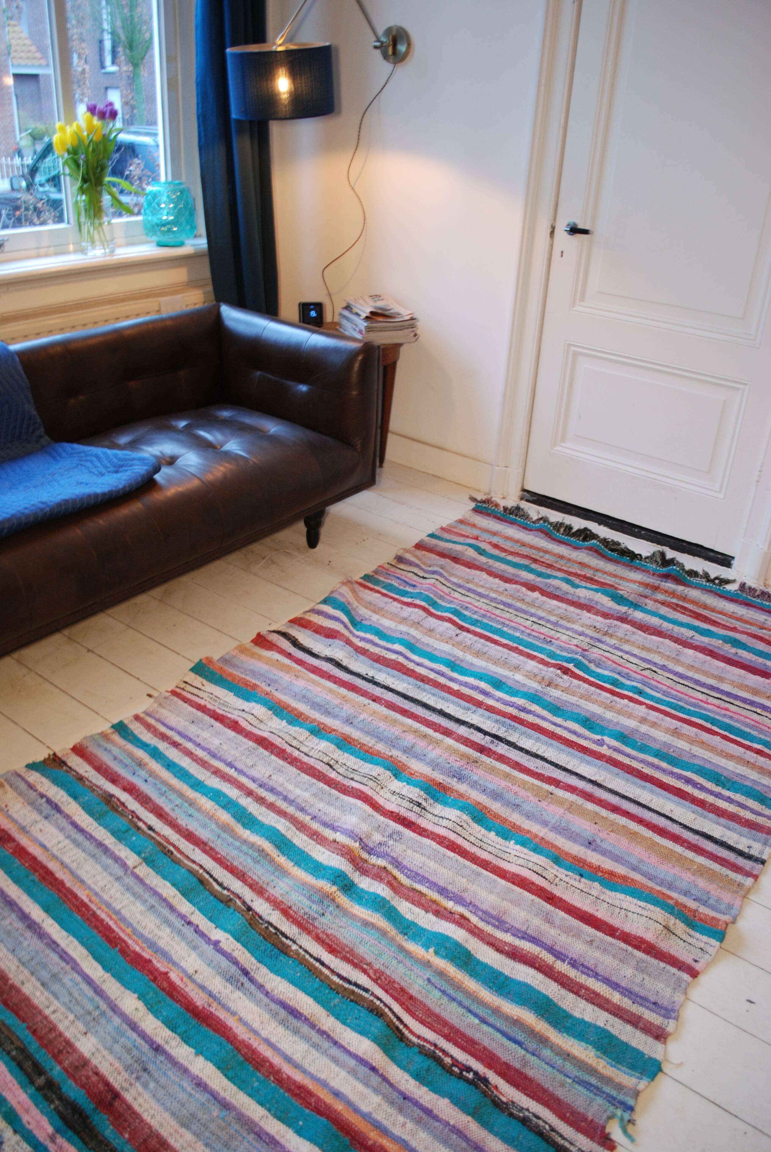 Vintage bohemian carpet 260x157cm