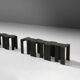 Black Stackable Stool by Bram Vanderbeke, Belgium