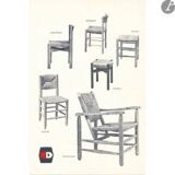 4 chaises modèle « Dordogne » édition Robert Sentou
