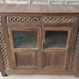 Ancien buffet tribal en teck birman