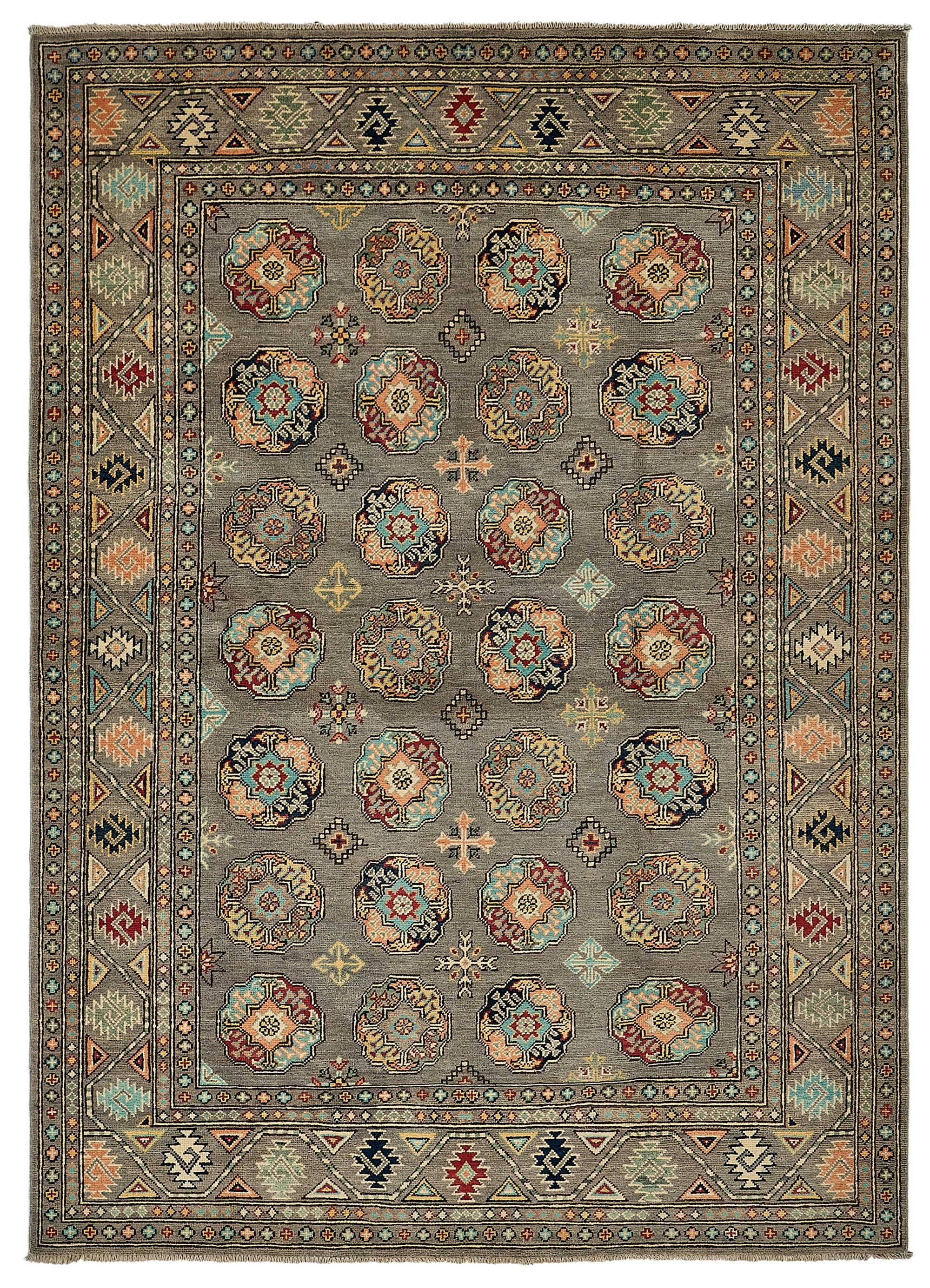 Turkish Handknotted Wool Oushak Rug 168 cm x 243 cm