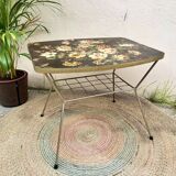 Vintage coffee table flower top