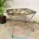 Vintage coffee table flower top