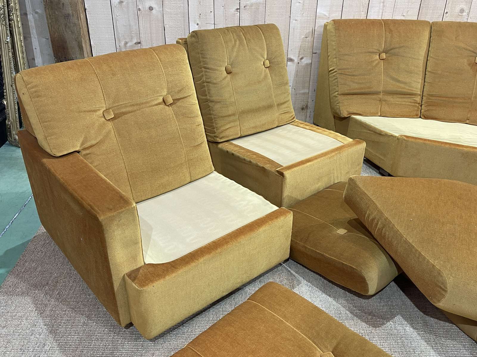 Steiner modular sofa from the 1970s in 5 blocks