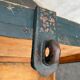 Painted wooden trunk L83 X H37 X P56